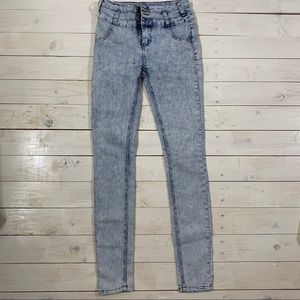 Cello Jeans Acid Wash Jeans Juniors Size 3